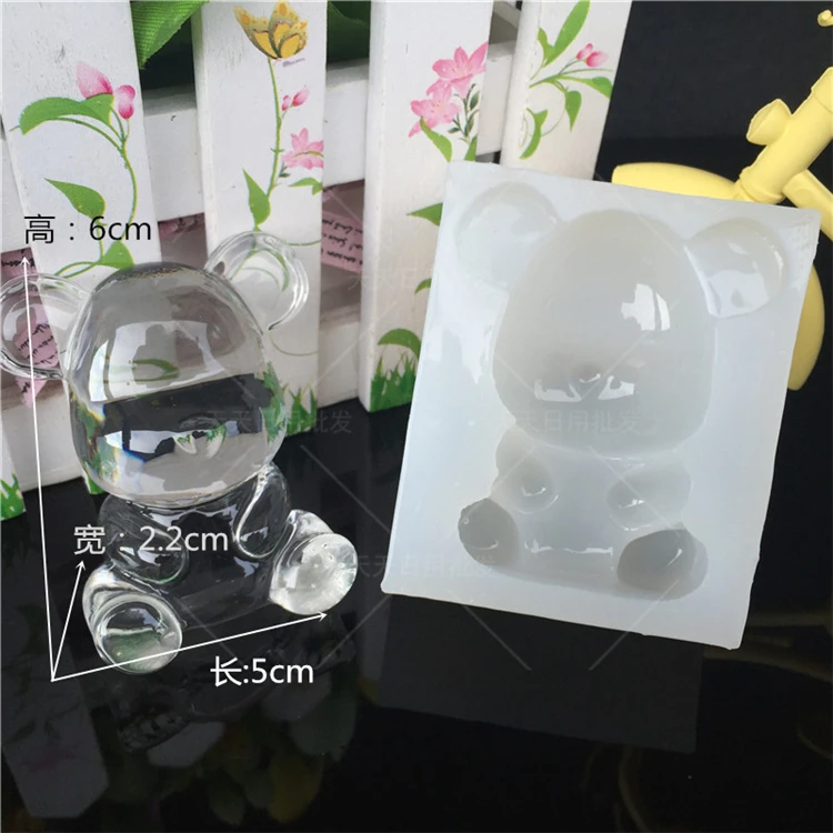 DIY медведь Кондитерские Силиконовые формы для торта декорирование выпечки