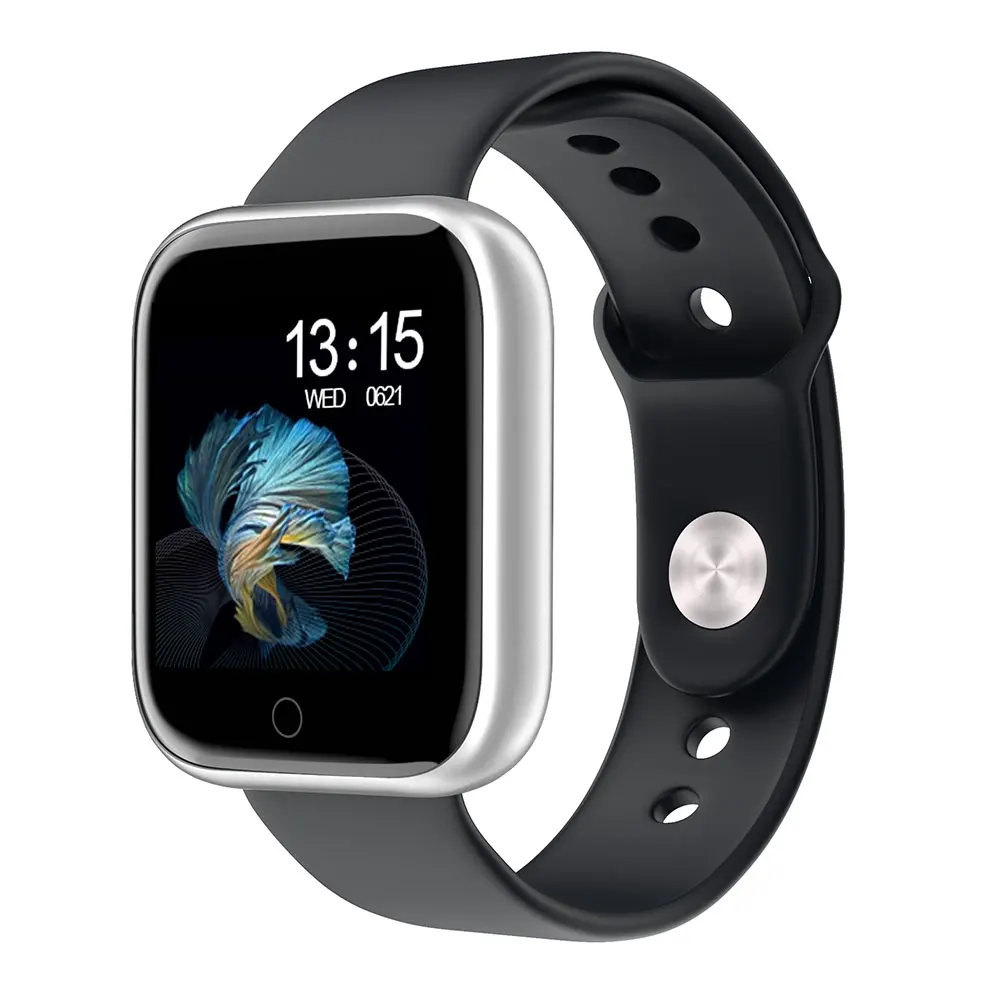 T80 Смарт часы для женщин IP68 Водонепроницаемый Полный сенсорный экран Smartwatch монитор сердечного ритма для Samsuang Xiaomi huawei часы - Цвет: Sliver
