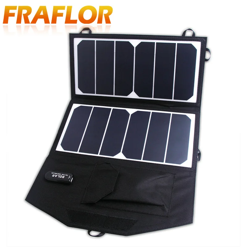 13 Вт складной Панели солнечные Портативный высокоэффективные на солнечной