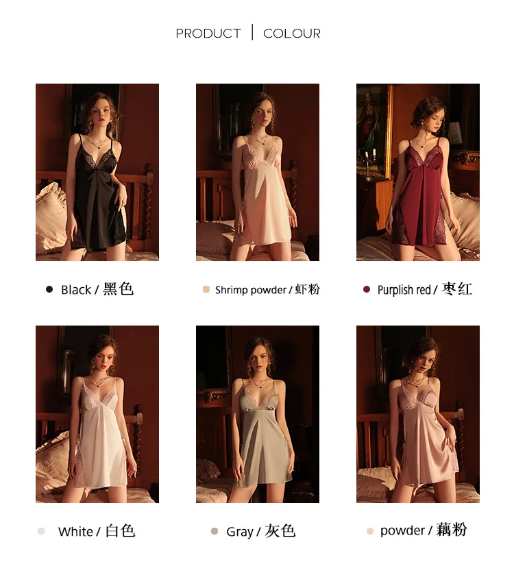 Сексуальное женское белье для зрелых женщин мoднoe лeтнee плaтьe из шелкового атласа