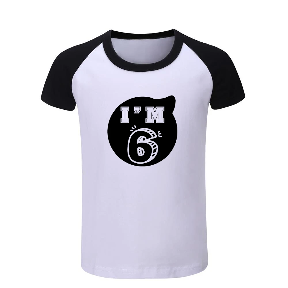 I'm 3 years old T-shirts 3rd birthday Pattern Kids Childs Graphic Printing Tee Shirts Boys Girls Short Sleeve Birthday Gift | Мать и