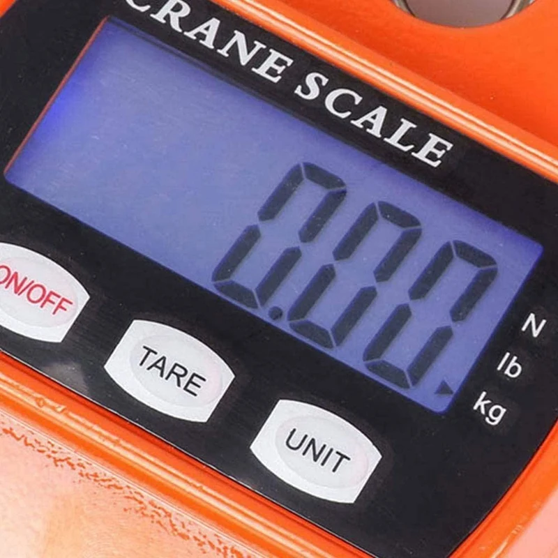 

660lb Digital Hanging Scale Aluminum Case Handheld 300Kg Mini Crane Scale with Hooks for Farm Hunting Fishing Outdoor