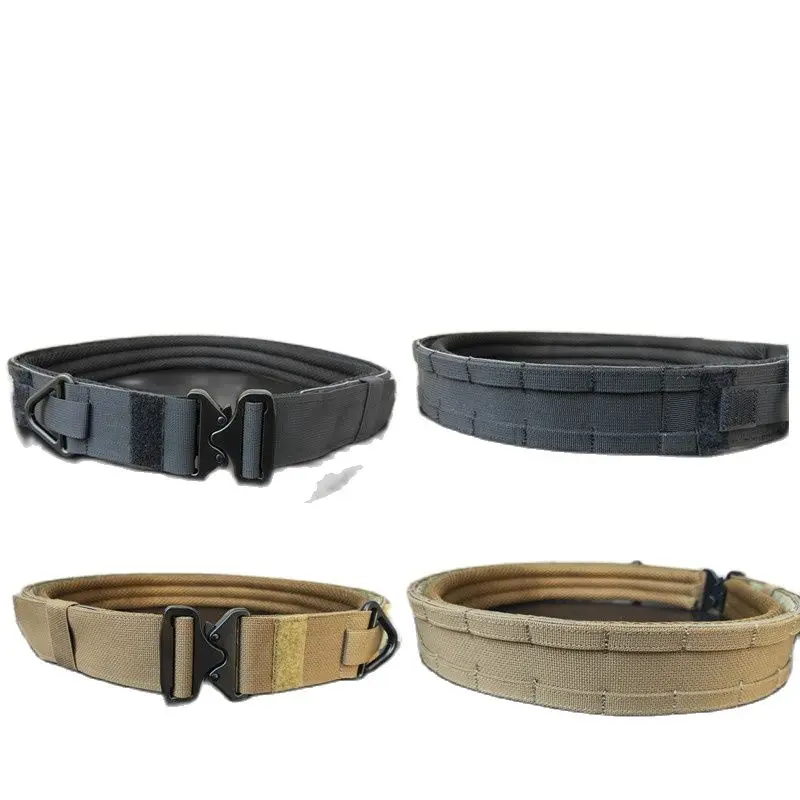 CS открытый военный армейский пояс-борец черный Охотничий пояс стрелка