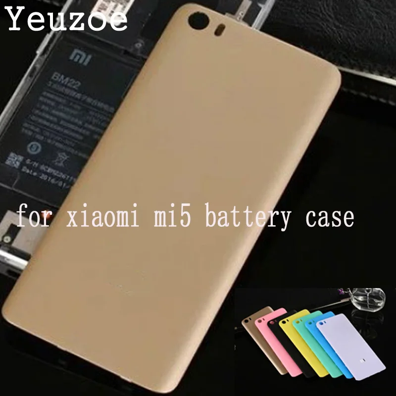 Модная Пластиковая Задняя крышка аккумулятора для xiaomi mi5 mi 5 M5 задняя корпуса