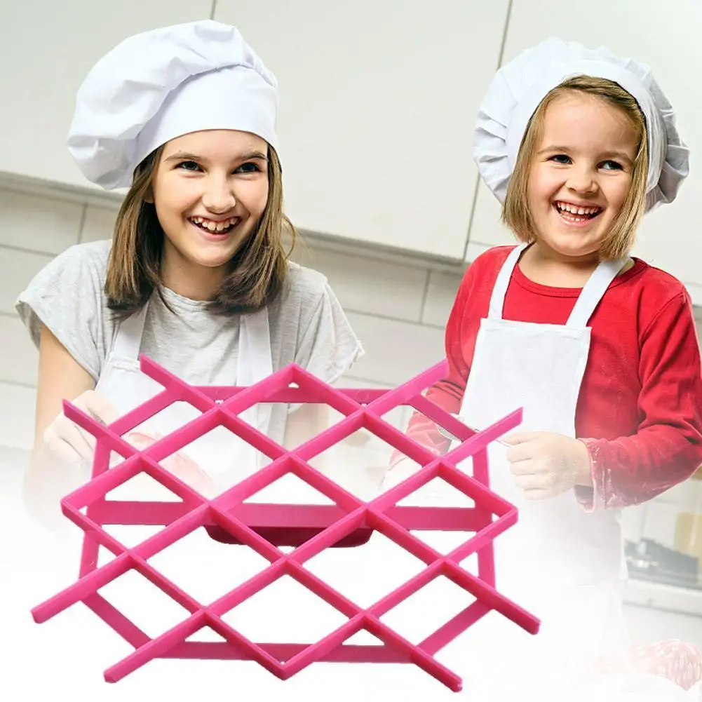 

Diamond Sugarpaste Gum Icing Baking Quilt Fondant Cake Embosser Embosser Tool Icing Cutter Raft Equipment Mould K6G0