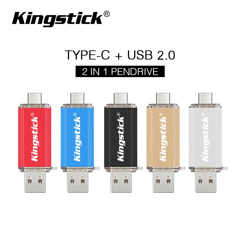 USB 2 0 Type-C металлический флеш-накопитель 16 ГБ 32 64 128 | Компьютеры и офис