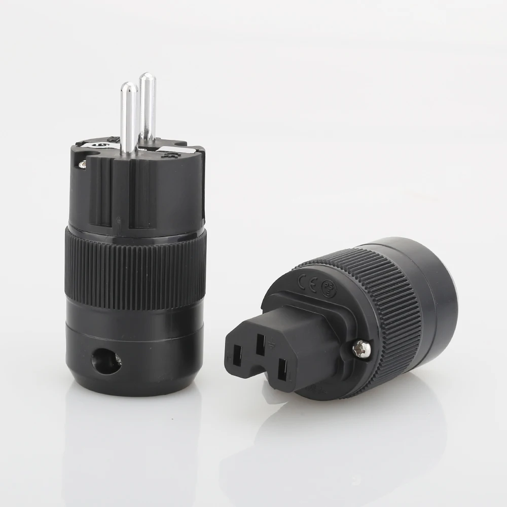 

Разъемы питания переменного тока, 2 шт., без логотипа, с родиевым покрытием