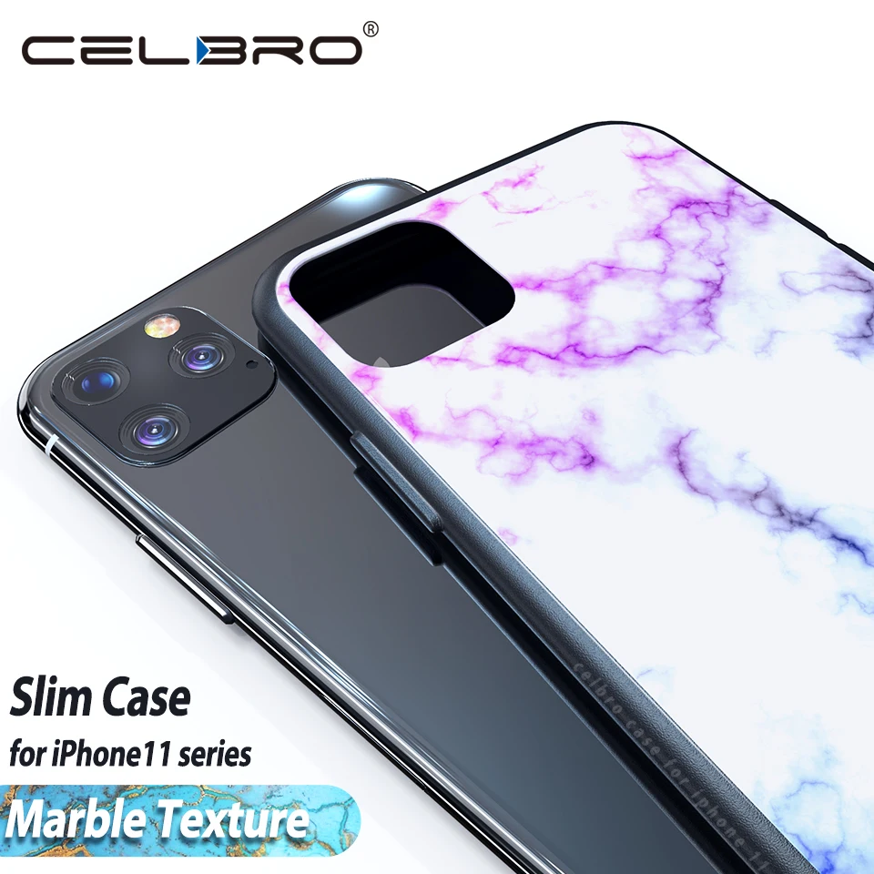 Новый мраморный чехол из закаленного стекла для Iphone 11 Pro Max Iphone11 на заднюю панель