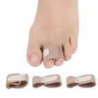 4 шт. тканевый выпрямитель для пальцев ног Hammer Toe Hallux корректор вальгусной деформации бандажный сепаратор для пальцев ног шина обертывание приспособление для растяжки ног инструмент для ухода