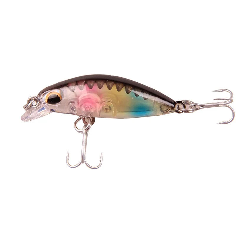 Рыболовная приманка Lutac в виде гольяна 40 мм 3 г искусственная пластиковая жесткая