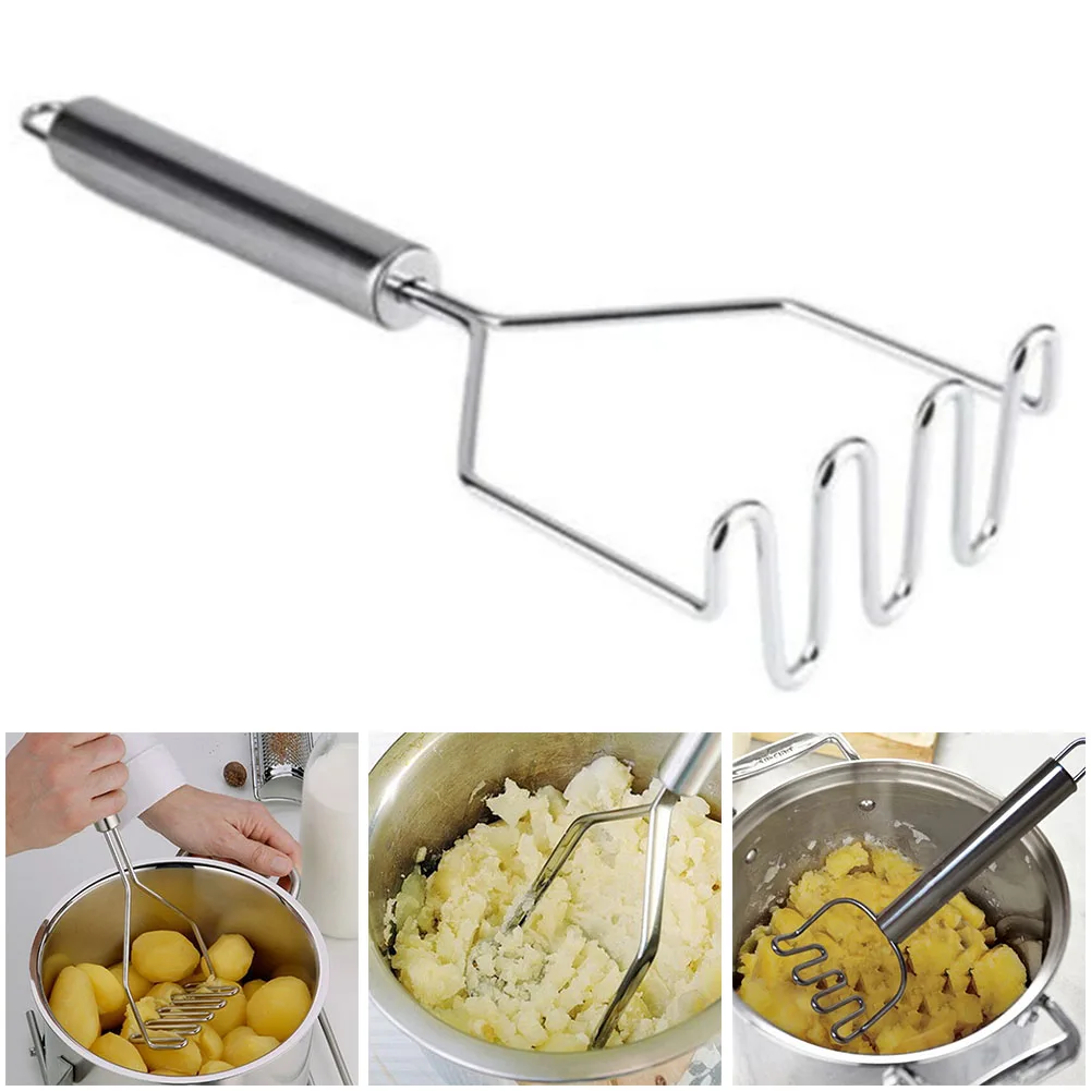 

Potato Ricer Stainless Steel Potato Masher Heavy Duty Potato Ricer Masher For Baby Food Fruit Vegetable Kitchen Tools