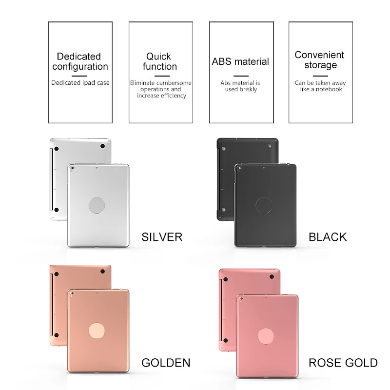 

for Apple iPad Air 1/2 for iPad pro 9.7 Protective Smart cover Bluetooth Keyboard Wireless Keyboard Case Cover foldable keyboard