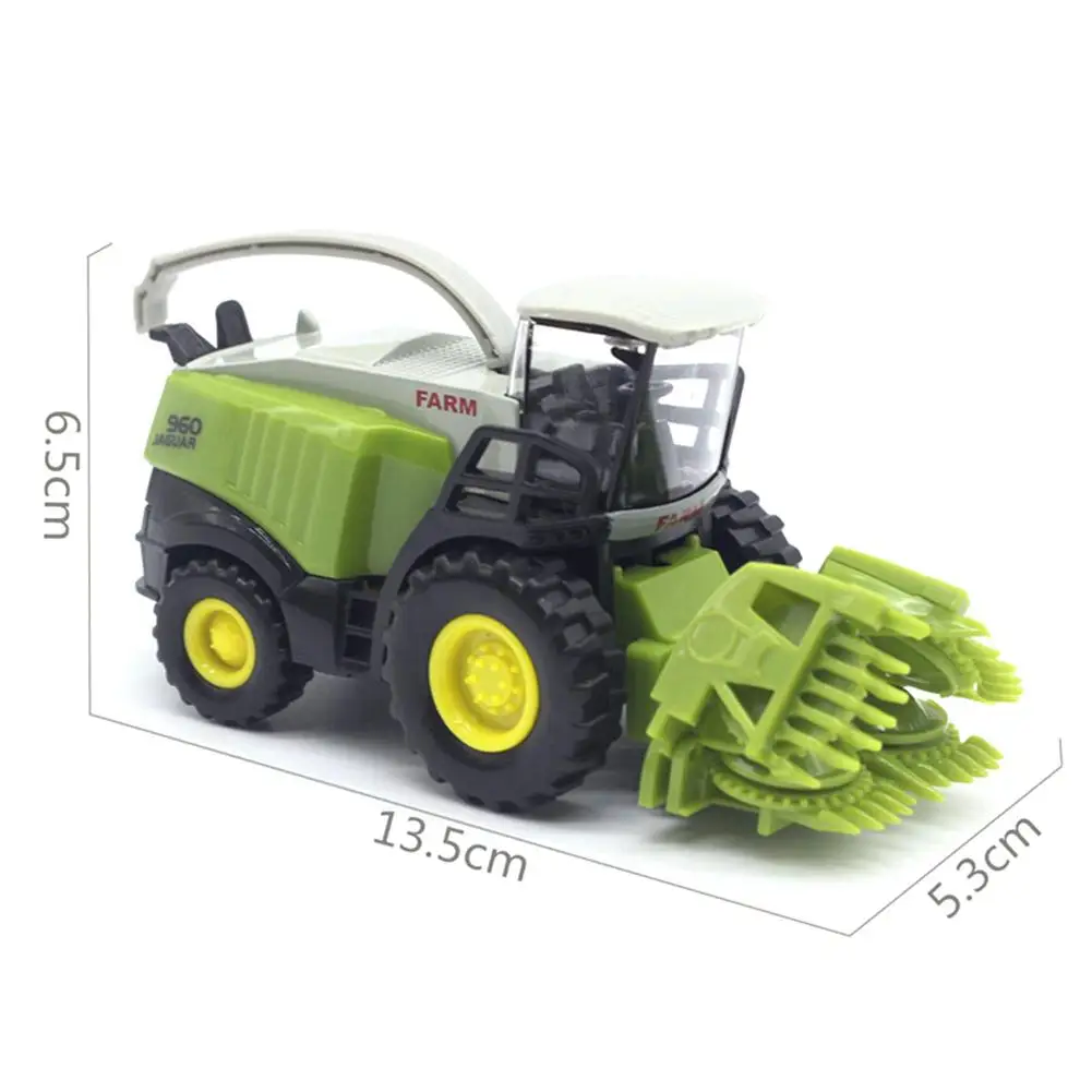 

13.5 x 5.3 x 6.5cm Toy Car Agricultural Harvester Alloy Model Toy Car Children Mini Car Truck Model