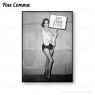 ВИНТАЖНЫЙ ПЛАКАТ с фотографией, Женский феминистский знак, настенное искусство, холст, женское сопротивление освобождению, подарок, настенное украшение в стиле ретро