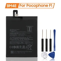 new replacement battery bm4e for xiaomi mi pocophone f1 bm4e new phone battery 4000mah
