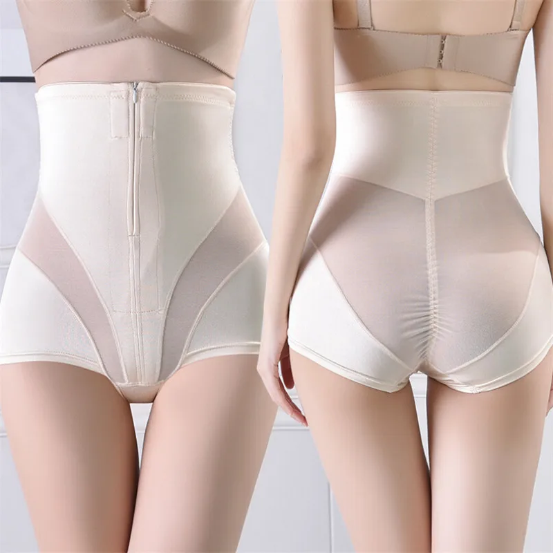 

High Waist Trainer Women Sexy Butt Lifter Tummy Control Panties Zipper Bodysuits Body Shaper Shapewear Slimming Underwear