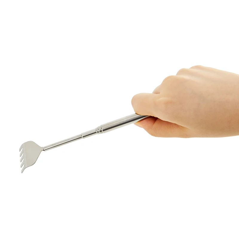 Портативный Регулируемый скребок для спины телескопический зажим из