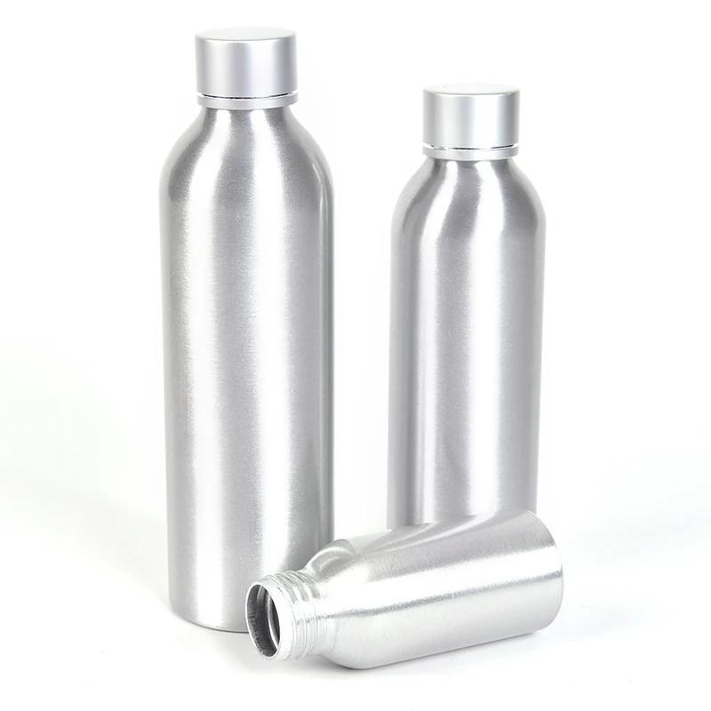 

New 100/120/250ml Rustproof Aluminum Bottle Storage Suitable For Lotion Toner Fishing Food Refillable Bottle