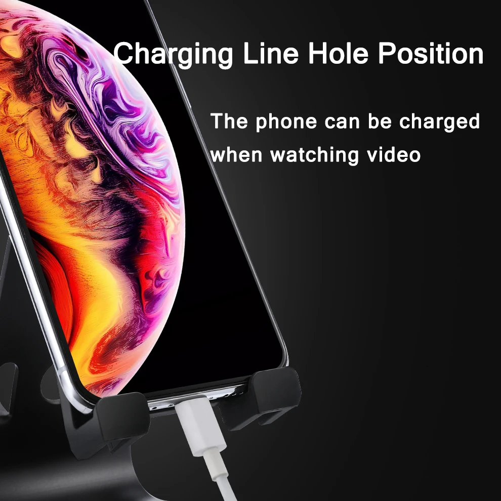 Vogek универсальная подставка для мобильного телефона для iPhone Xs huawei P30 металлический Настольный планшет держатель для телефона для samsung Xiaomi iPad Настольный держатель
