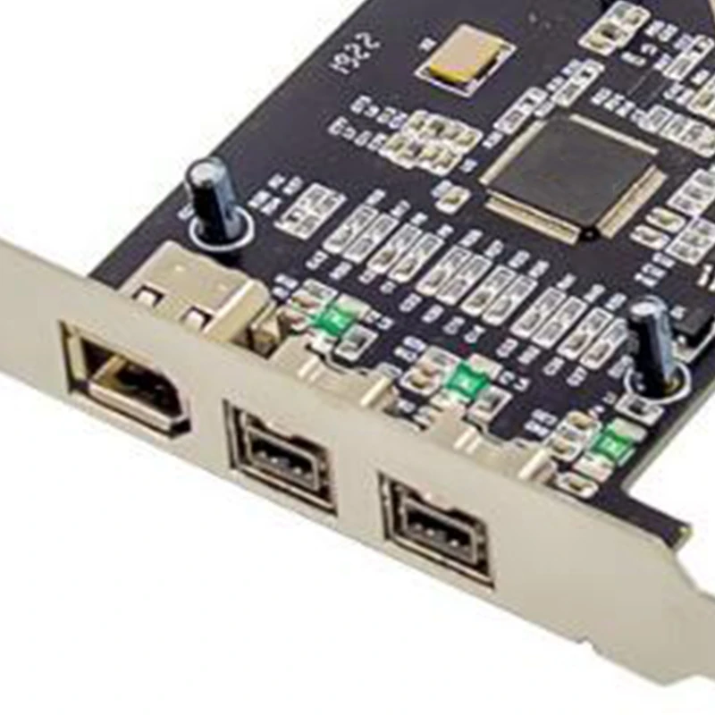 PCI-E 3 порта 1394A 1394B Firewire 800 плата расширения PCI-Express адаптера контроллера для