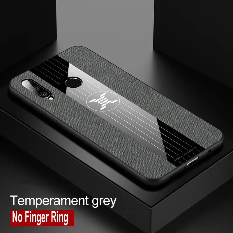 Grey No Ring Для huawei Honor 20S Чехол-кольцо держатель Ткань Твердый чехол Мягкая Рамка тканевый чехол для телефона для Honor 20S Русская версия - Цвет: Grey No Ring