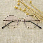 Оправа для очков Мужскаяженская из чистого титана, круглые небольшие Брендовые очки для чтения при близорукости, в ретро-стиле