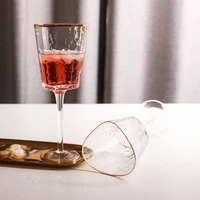 large capacity creative crystal glass cup small wine glass champagne cup european style tall transparent wine glass cup ld548