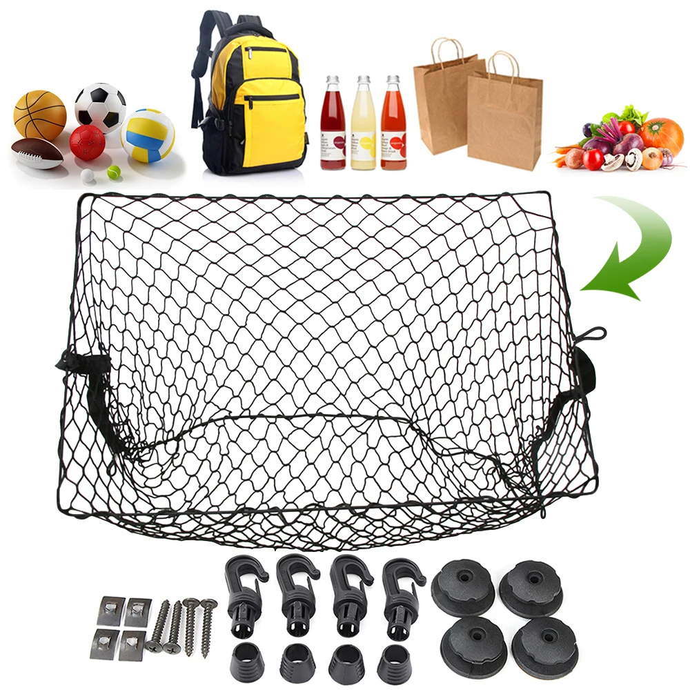 Универсальный багажник для автомобиля нейлоновая эластичная сетка багажника 90x30