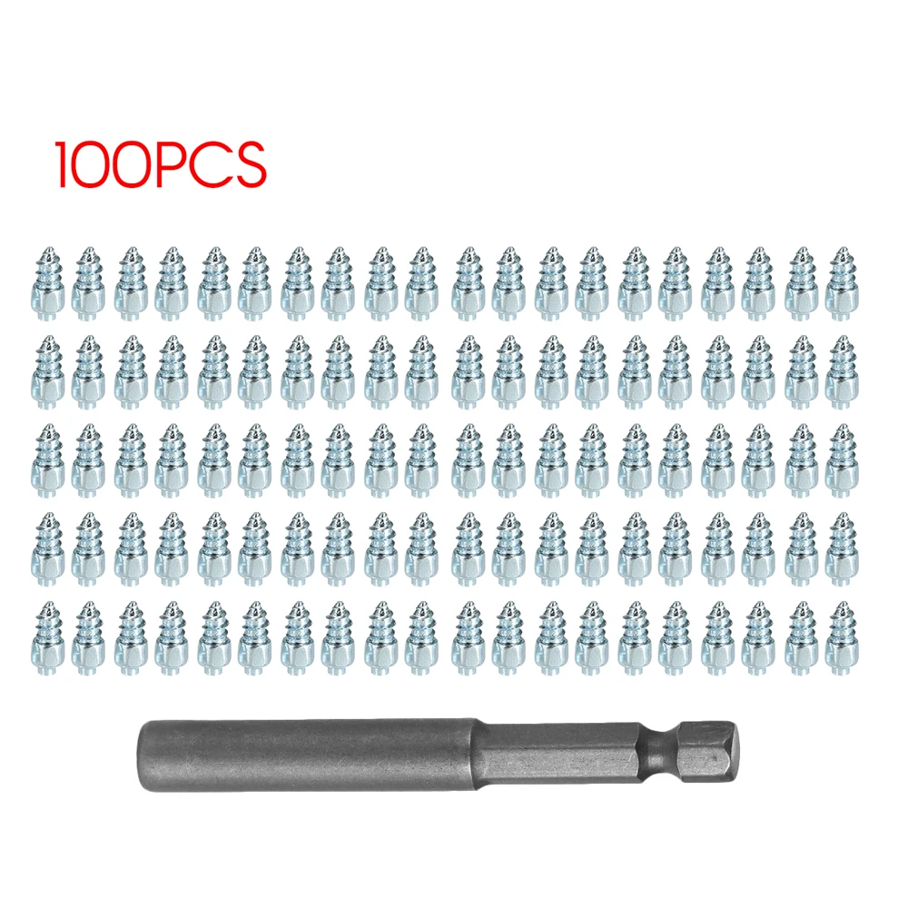 Шипы для зимних шин шипы Нескользящие падения шины колес 100 шт. автомобиля