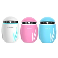 350ml portable humidifier usb led 7 color light home mist sprayer mini fan