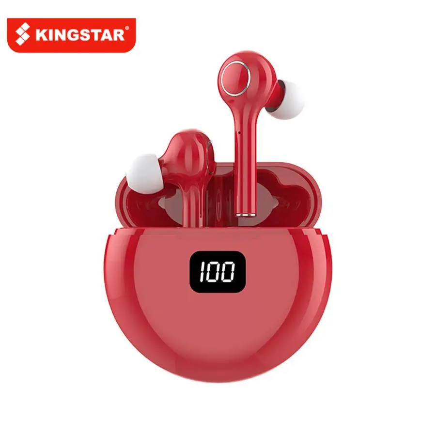 TWS-стереонаушники KINGSTER спортивные с поддержкой Bluetooth и 2 микрофонами | Электроника