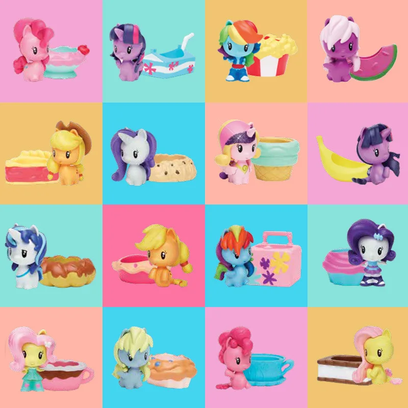 

Hasbro My Little Pony Doll Q Version Surprise Blind Box/ Various Treasure Hunt Girls Toys Gifts 4CM