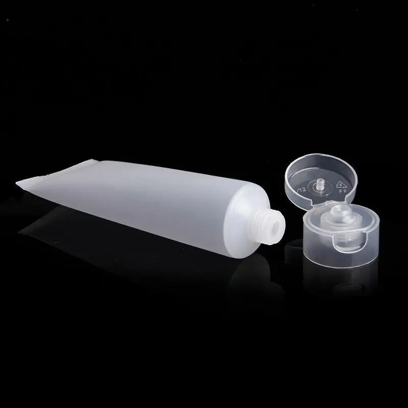 

Clear/white portable travel tube squeeze cosmetic container cream lotion plastic bottle,convenient and easy to use20/30/50/100ml