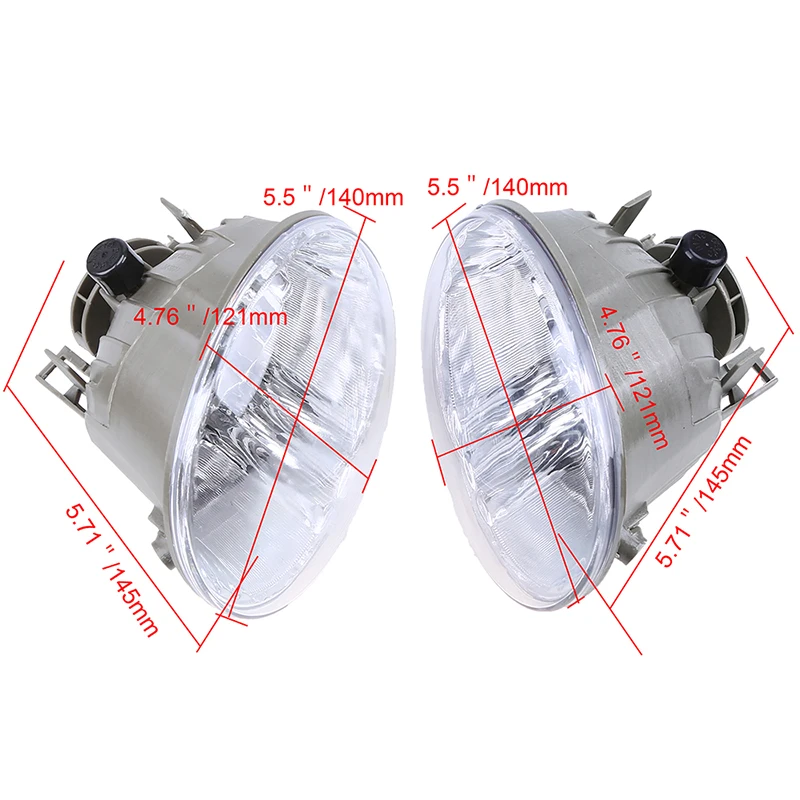 POSSBAY авто Стайлинг прозрачные линзы туман светильник для 2006 2007 2008 Toyota 4 runner с