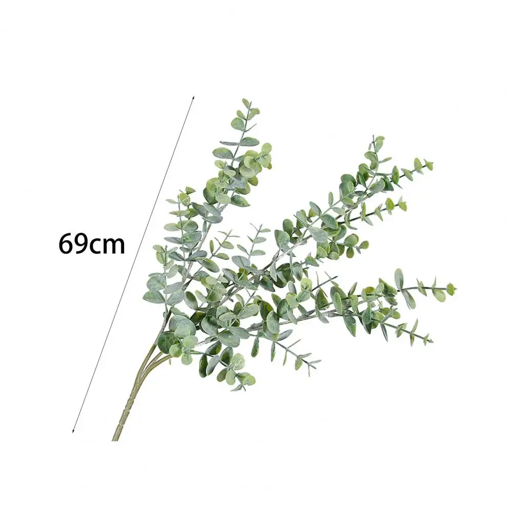 

Green Artificial Leaves Large Eucalyptus Leaf Plants Wall Material Decorative Fake Plants For Home Shop Garden Party Decor