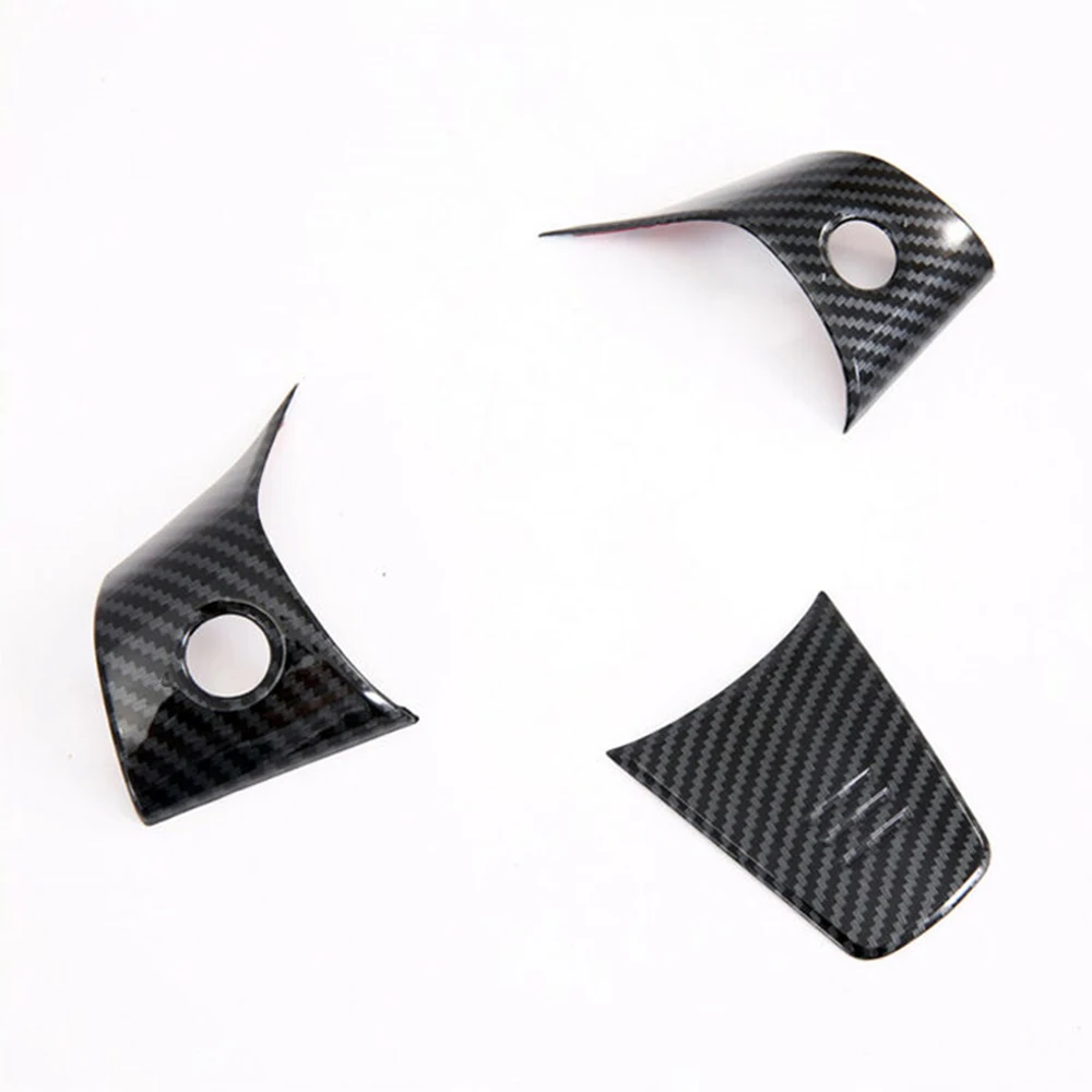 

Accessories Steering Wheel Cover For Tesla Model 3 2018 Nice Nice Trim ABS Plastic High Quality