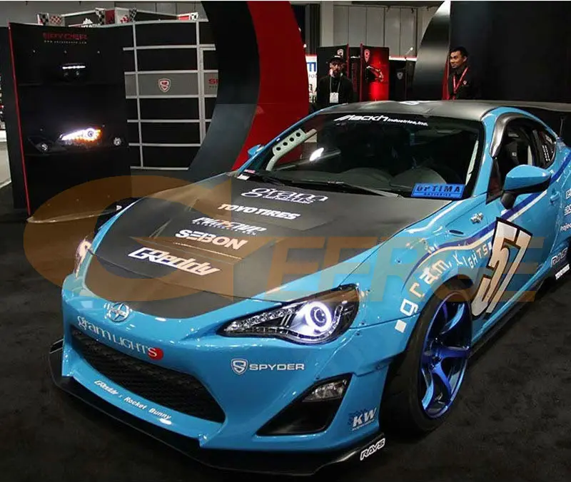 Отличные CCFL ангельские глазки Halo Кольцо Комплект ультра яркий для Toyota FT GT 86 GT86 FT86