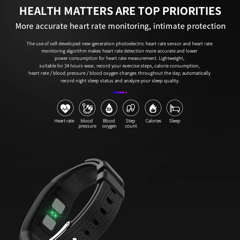 T5 смарт браслет в режиме реального времени мониторинг температуры Браслет