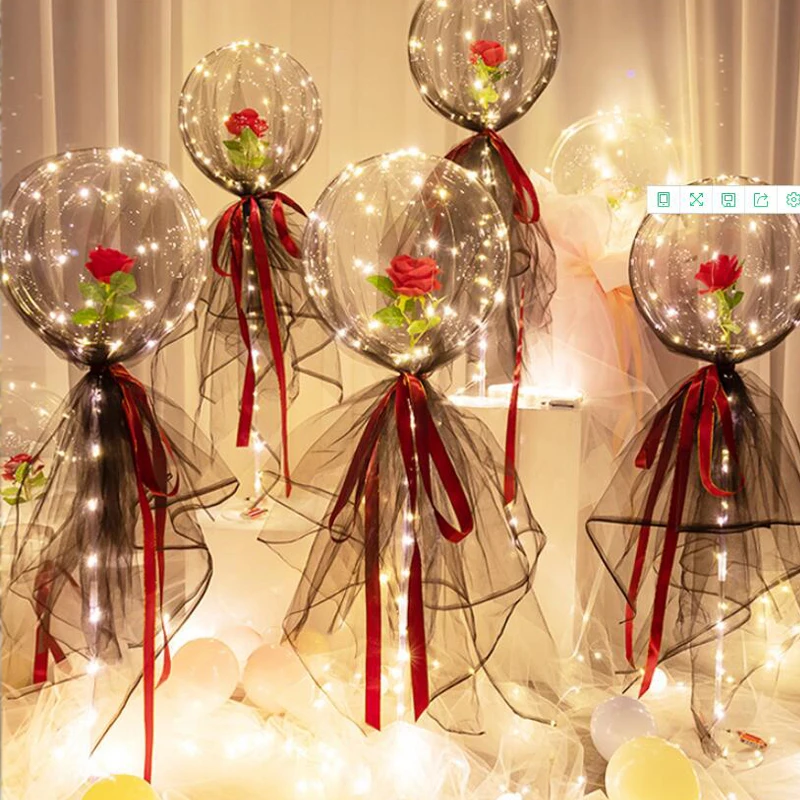 70 см светодиодный светильник шар палки стенд на день рождения прозрачные