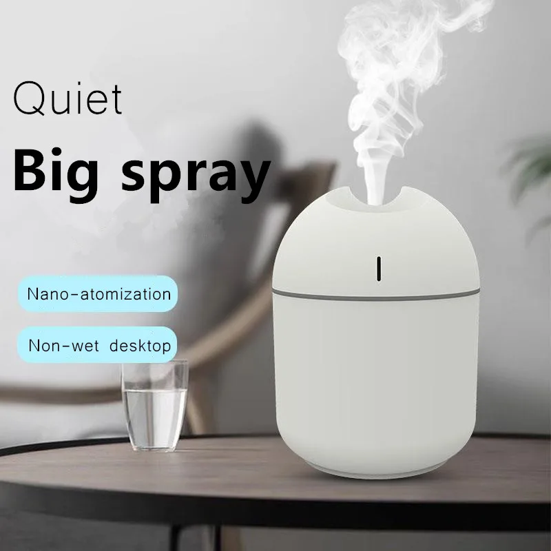 

200ML Ultrasonic Mini Air Humidifier Aroma Essential Oil Diffuser USB Fogger Anion Mist Maker Purifier Portable