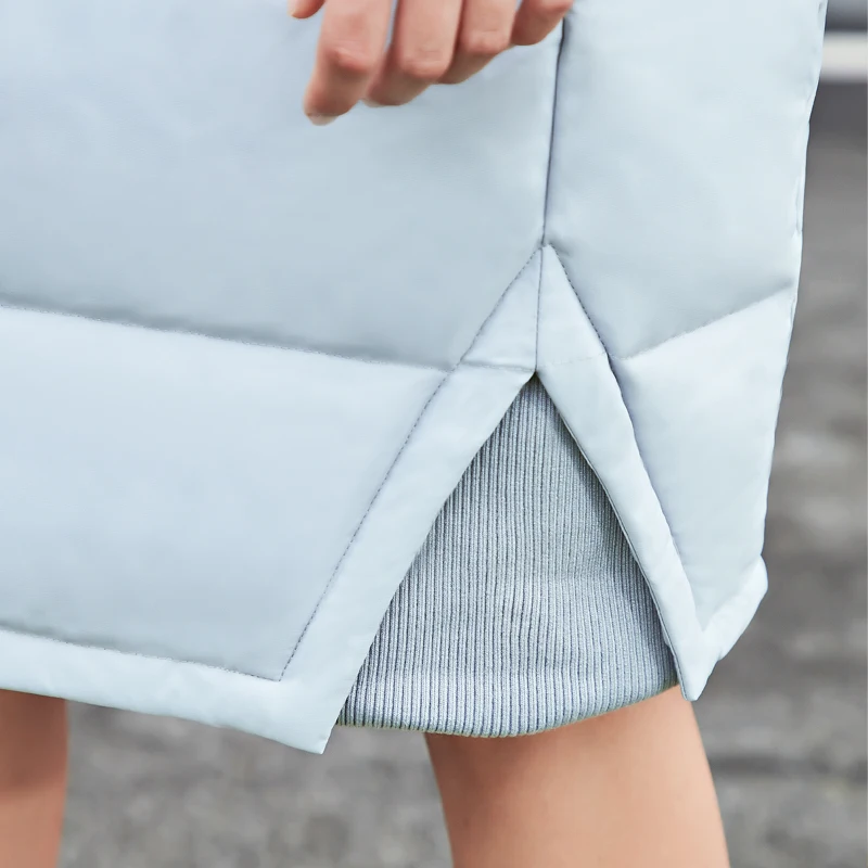 

Jacket Fashion For Down Women Winter Down Jackets With 100% Natural Raccoon Fur Collar Hood Long Warm Coat Female WYQ864