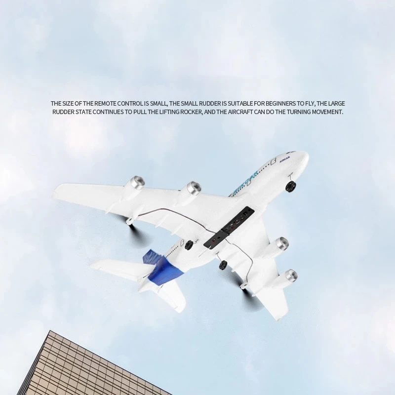 Самолет A380 Радиоуправляемый 2 4 ГГц трехканальный с функцией возврата в обратную