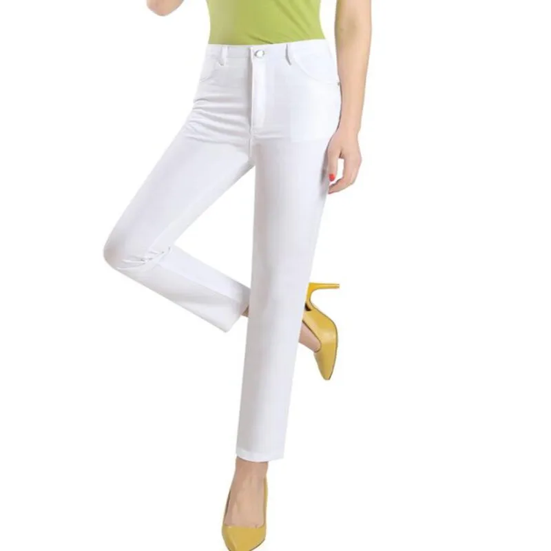 

New 2021 Autumn Women Pants High Waist Straight Pants Women S717