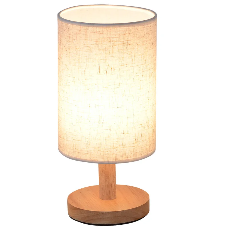 Деревянные настольные лампы настольная лампа для спальни Ins девочек Интернет