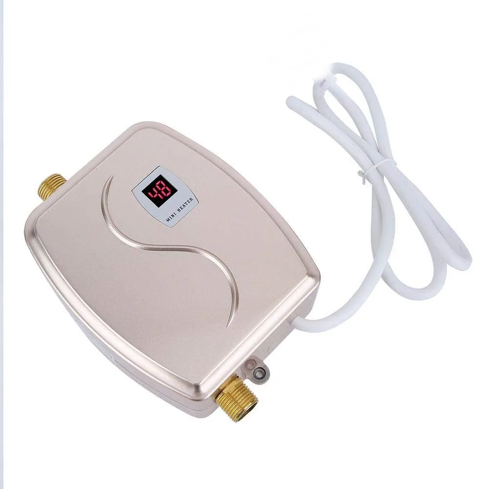 home appliance,Electric Water Heater Instantaneous Tankless Water Heater Kitchen Bathroom Shower Flow Water Heated 110V/220V