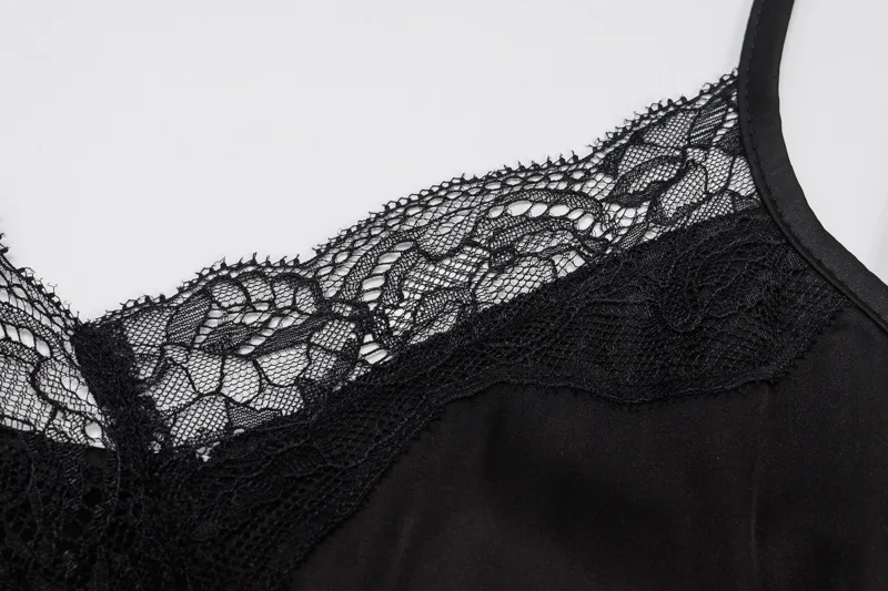 

2020 Spring Summer New Fashion Women Sexy Sling Split Lace Bodycon Dress Party Night Club