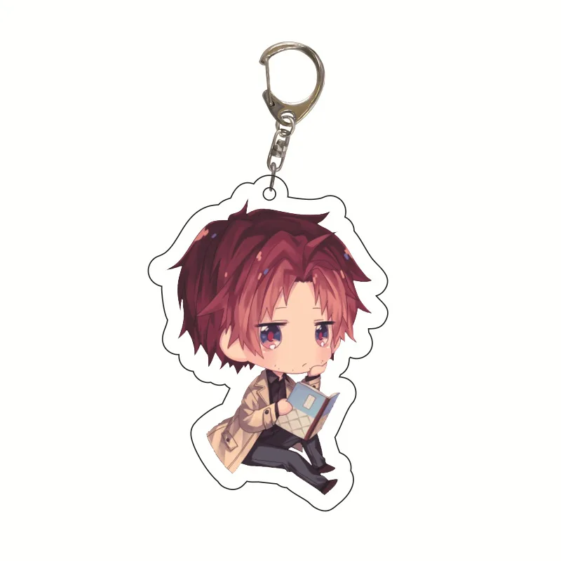 Подвеска для ключей с изображением бродячих собак Bungou дазай Осаму милый