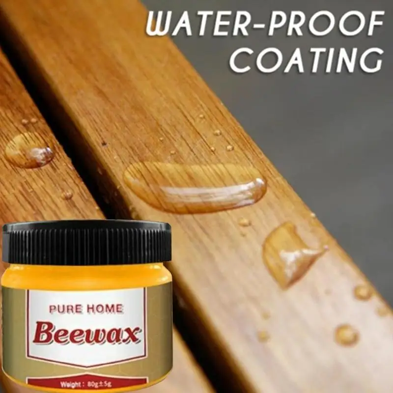 

1PCS Furniture Care Beeswax Moisture Resistant Wood Beeswax Beeswax Complete Wood Solution Seasoning Seasoning B3D3