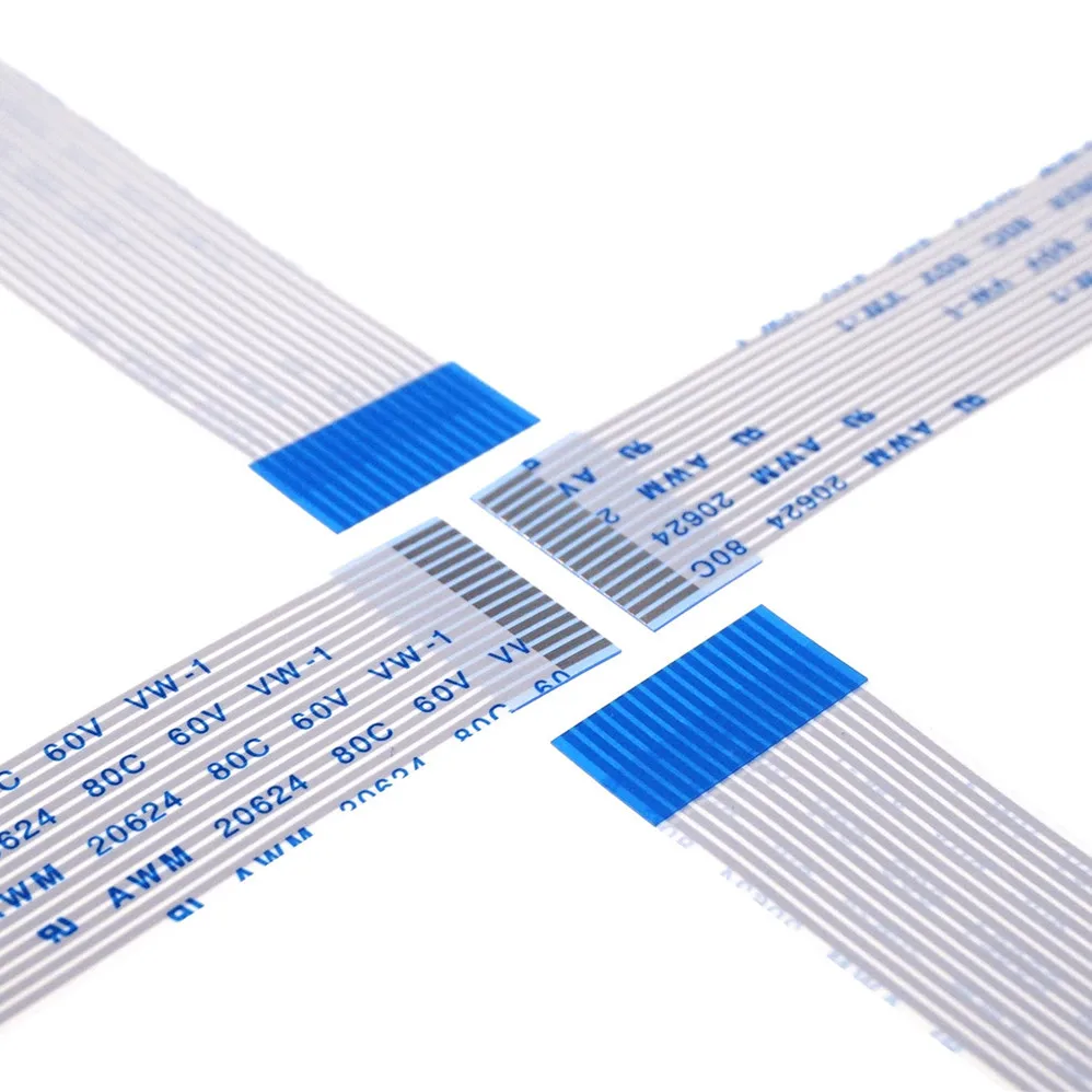 Гибкий плоский кабель FPC FFC 15 контактов Шаг 1 0 мм длина по одной стороне тип А для