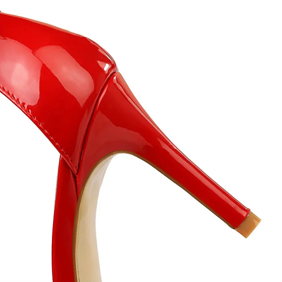 Босоножки EOEODOIT женские кожаные стильные сандалии на высоком каблуке 8 см